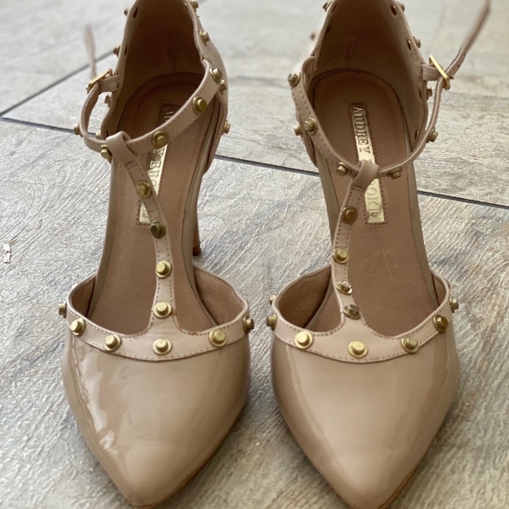 Audrey Brooke Studded Heels